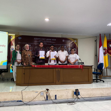 Memorandum of Understanding was signed between Globethics and Universitas Kristen Satya Wacana