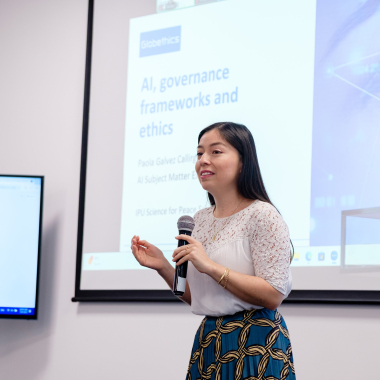 Globethics' Non-Resident Fellow for AI Ethics, Paola Gálvez Callirgos